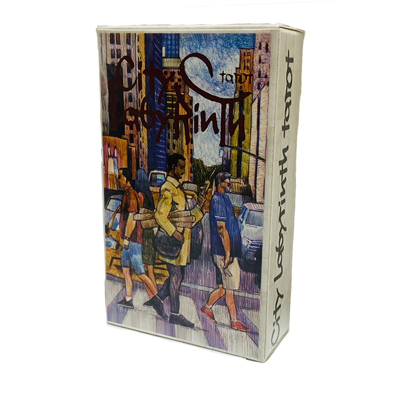 Tarot Deck With Guidebook - City Labyrinth Tarot Cards 78 Deck