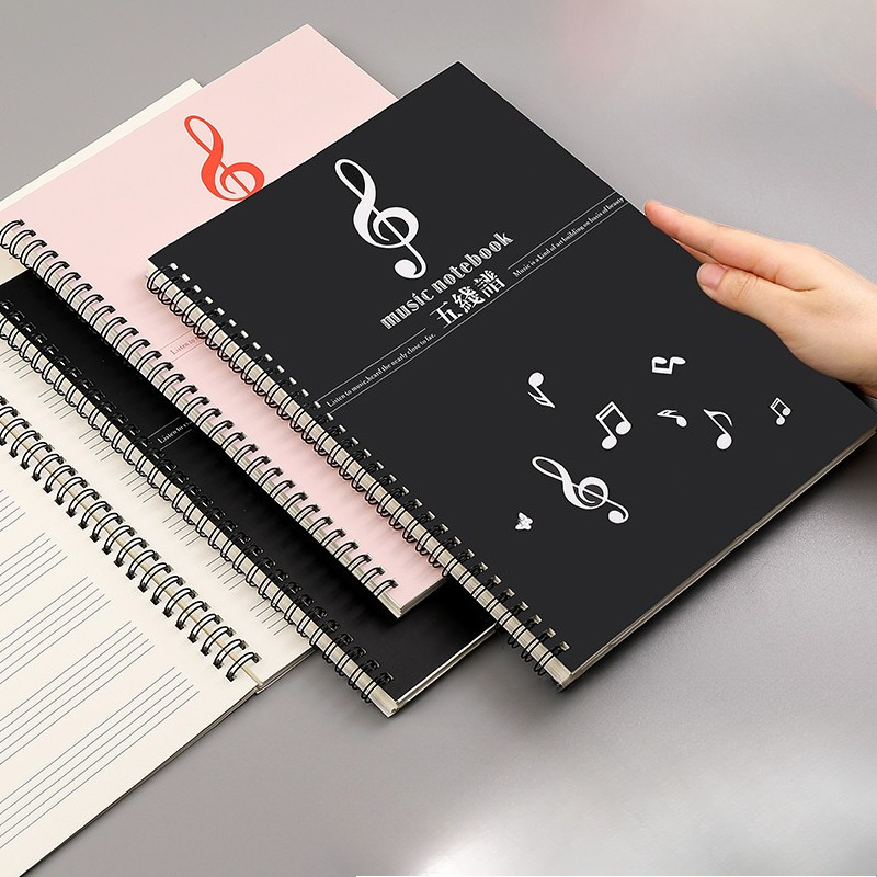 Blank Sheet Music Notebook - Spiral Blank Sheet Music Notebook Wide