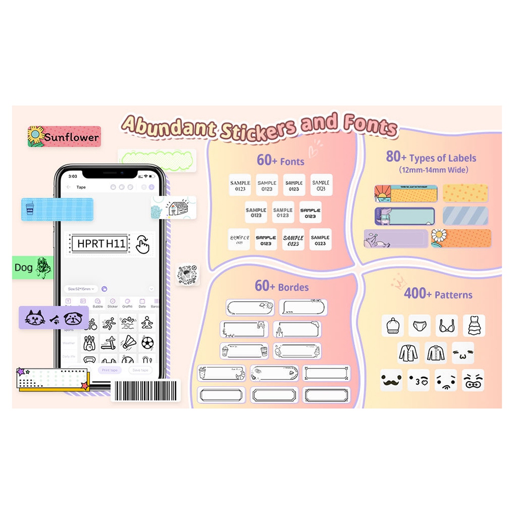 Mini Pocket Thermal Printer Paper Roll - A008 H11 Q2 Bluetooth Thermal Label