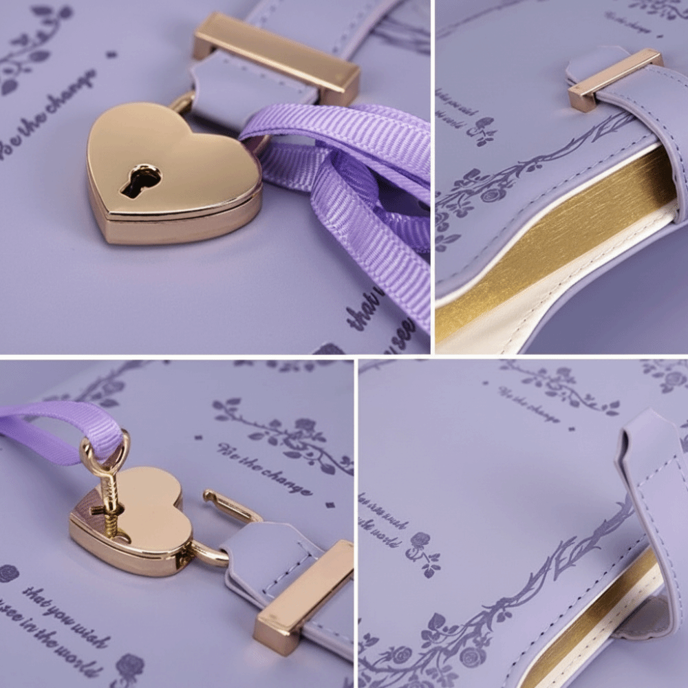 Privacy B6 Love Lock Keys Note - Vintage Leather Journal Notebook 评论和价格