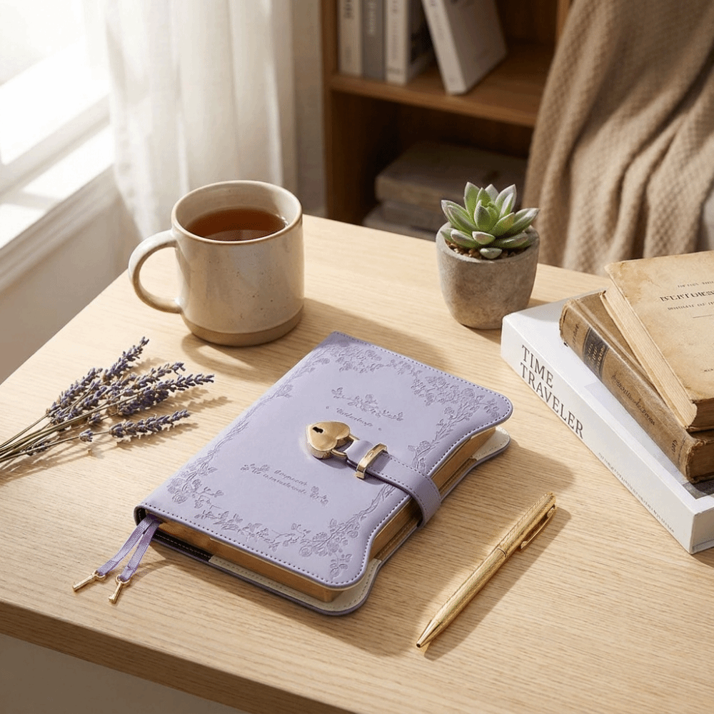 Privacy B6 Love Lock Keys Note - Vintage Leather Journal Notebook 评论和价格