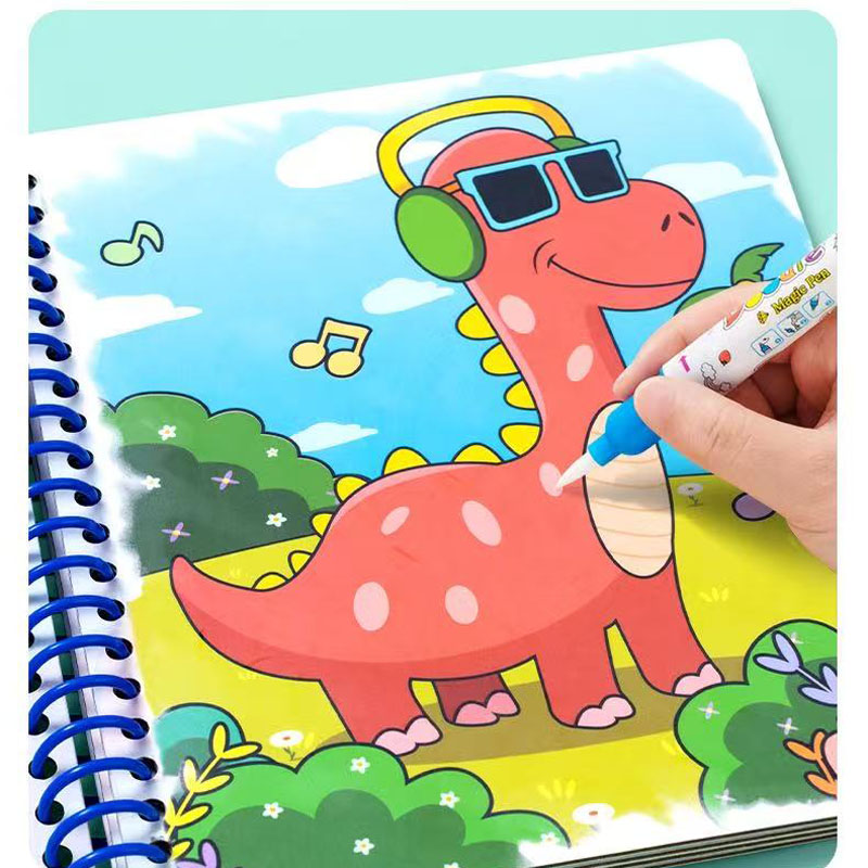 Magic Water Drawing Book Child - Reusable Water Magic Coloring Book 评论和价格