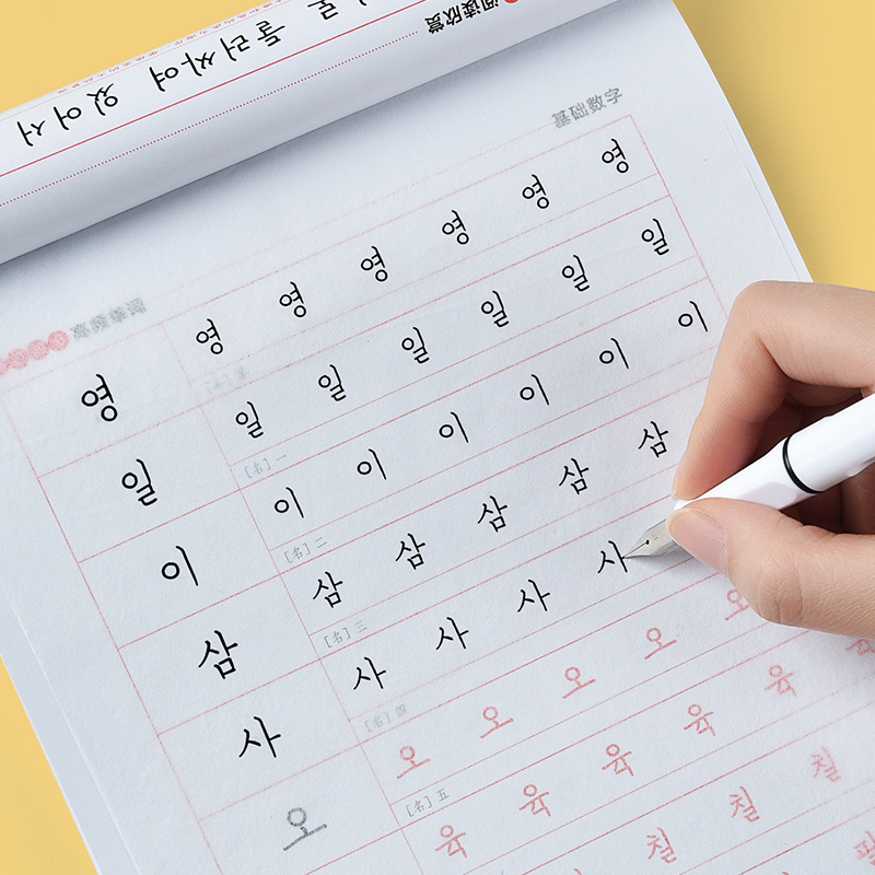 Children Learning Korean with  - Chinese Calligraphy Practice Book 评论和价格