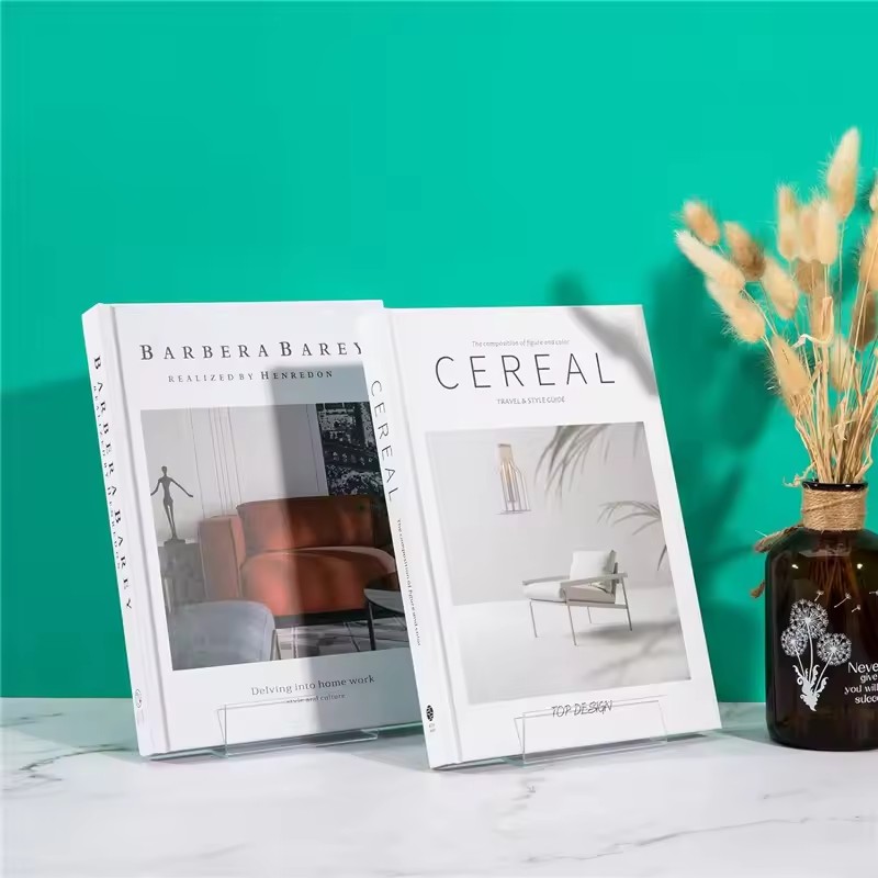 4pcs Acrylic Book Stand Book H - Clear Acrylic Book Stand Holder 评论和价格