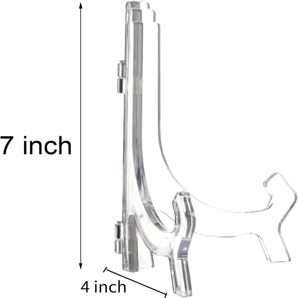 6 Pack 7 Inch Clear Acrylic Ea - Clear Acrylic Book Stand Holder 评论和价格