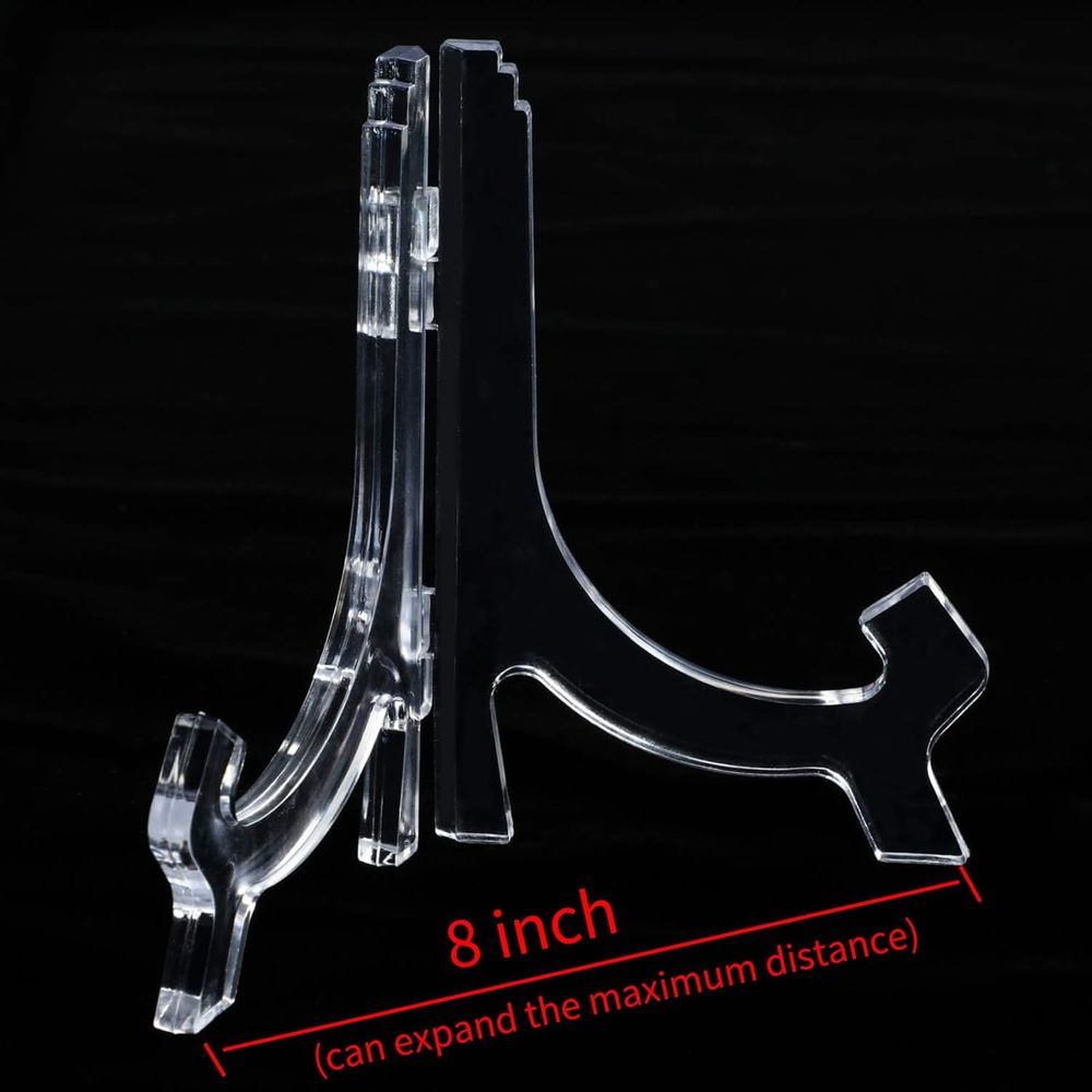 6 Pack 7 Inch Clear Acrylic Ea - Clear Acrylic Book Stand Holder 评论和价格