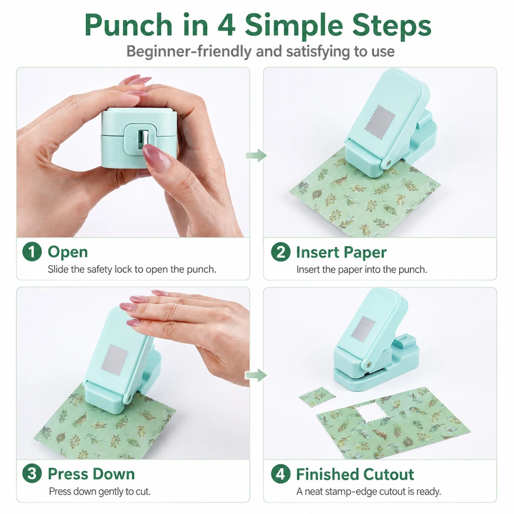 Postage Stamp Edge Paper Punch - Books 评论和价格