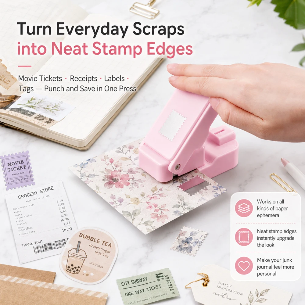 Postage Stamp Edge Paper Punch - Books 评论和价格