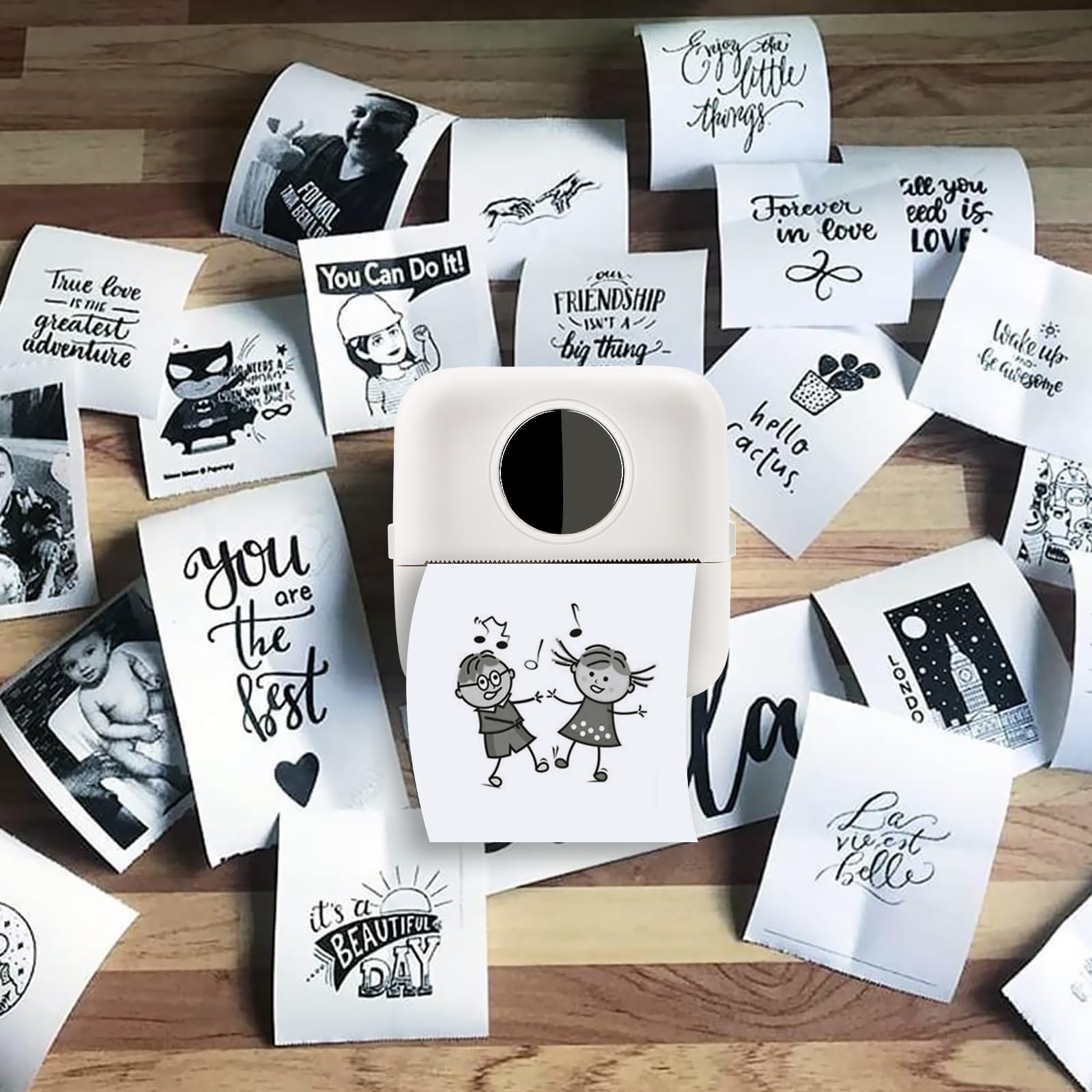 10 Rolls Thermal Inkless Print - Mini Pocket Thermal Printer Paper Roll 评论和价格