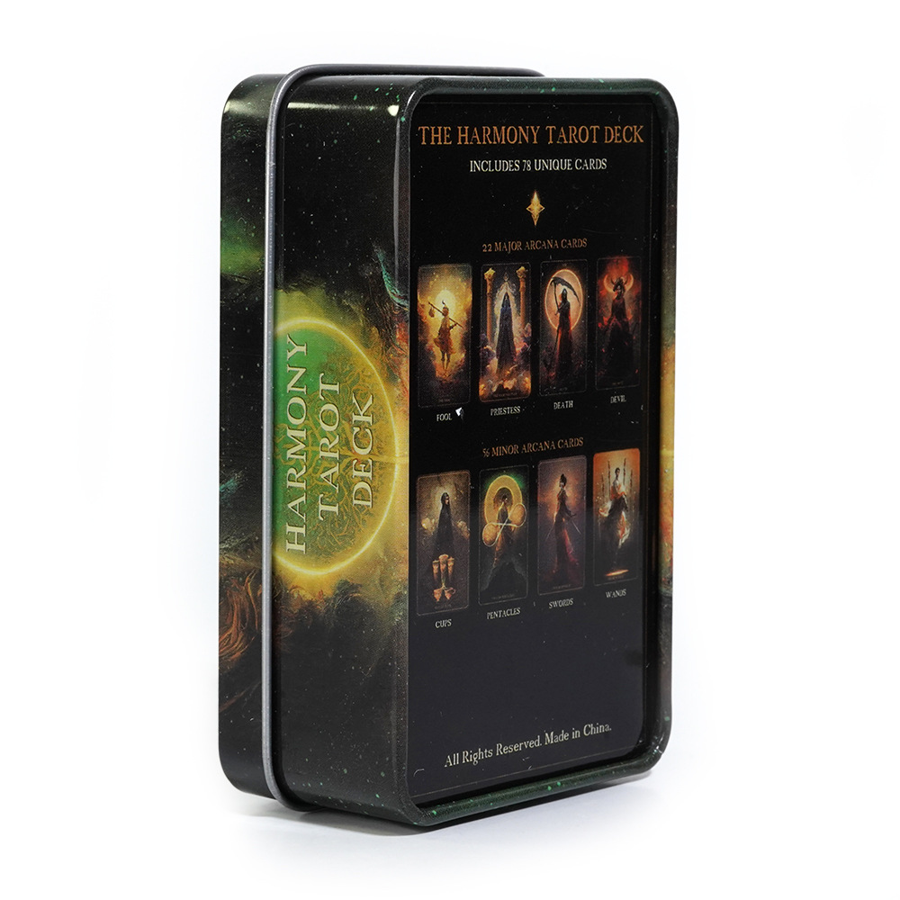 Harmony Tarot In A Tin with Gi - Tarot Deck With Guidebook 评论和价格