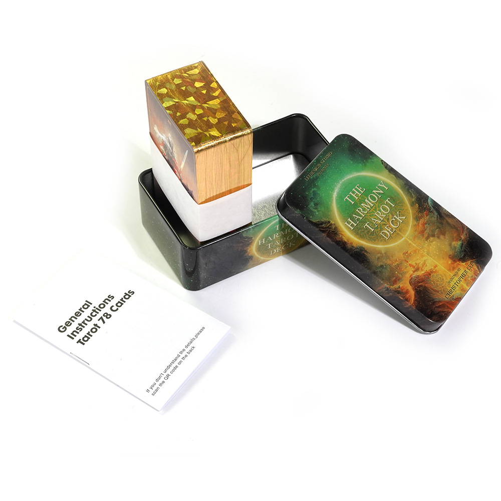 Harmony Tarot In A Tin with Gi - Tarot Deck With Guidebook 评论和价格
