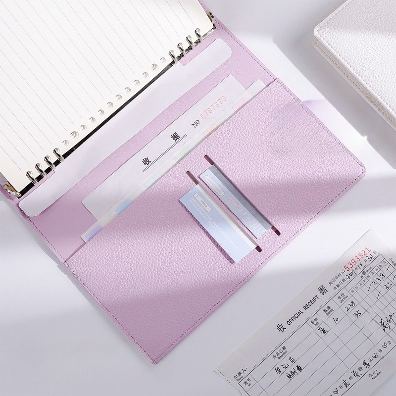A5  Soft PU DIY Binder Photoca - Vintage Leather Journal Notebook 评论和价格