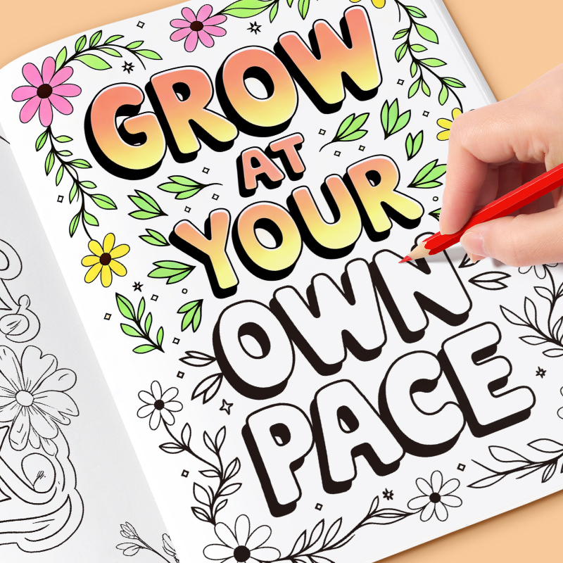 32 Pages Mental Health Colorin - Adult Coloring Book Stress Relief 评论和价格