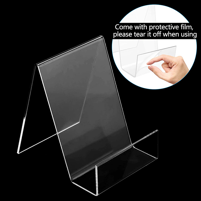 1pc Clear Acrylic Display Book - Clear Acrylic Book Stand Holder 评论和价格