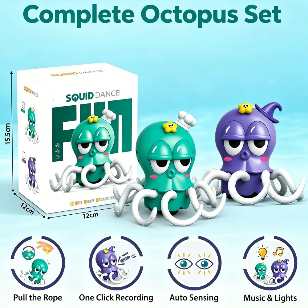 Electric Dancing Octopus Toy A - Music 评论和价格