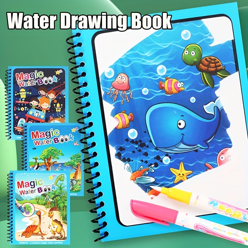 Magical Book Water Drawing Mon - Reusable Water Magic Coloring Book 评论和价格