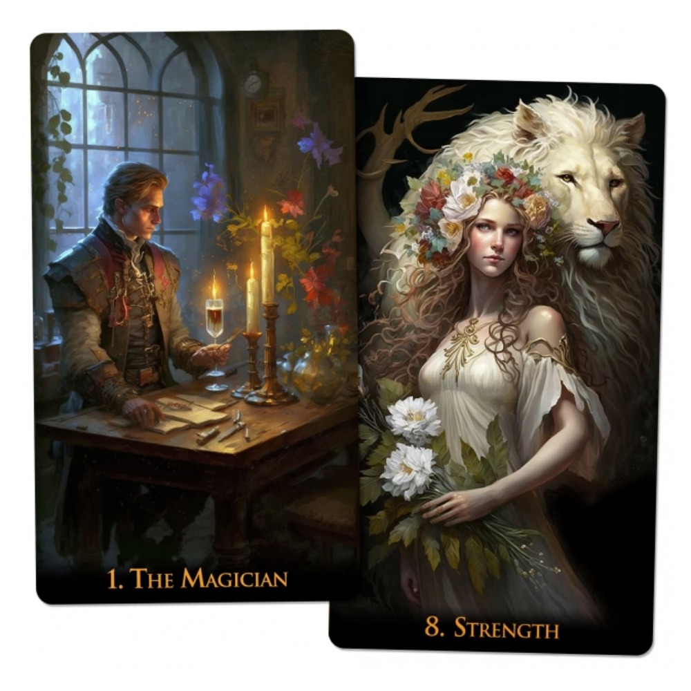 12*7cm Weird World Tarot 78 Ca - Tarot Deck With Guidebook 评论和价格