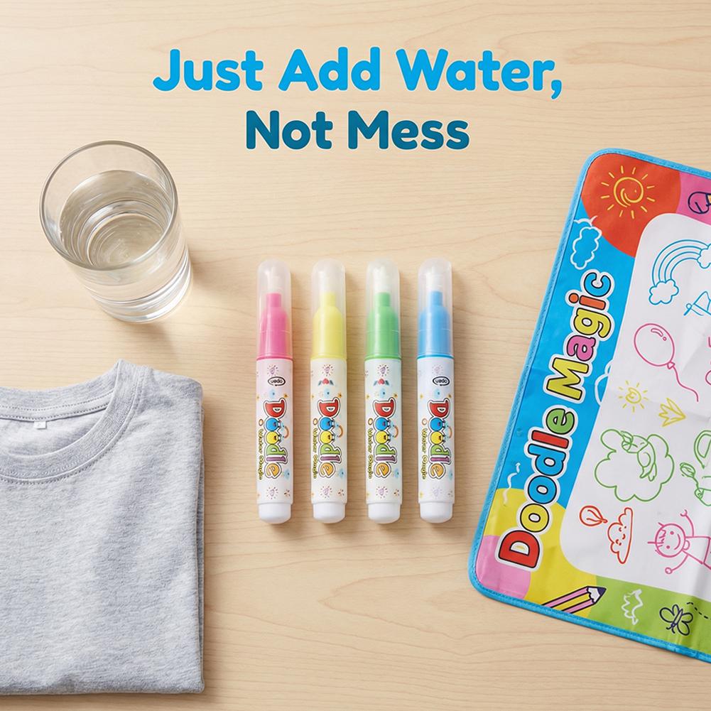 1/4PCS Reusable Magic Water Pe - Reusable Water Magic Coloring Book 评论和价格