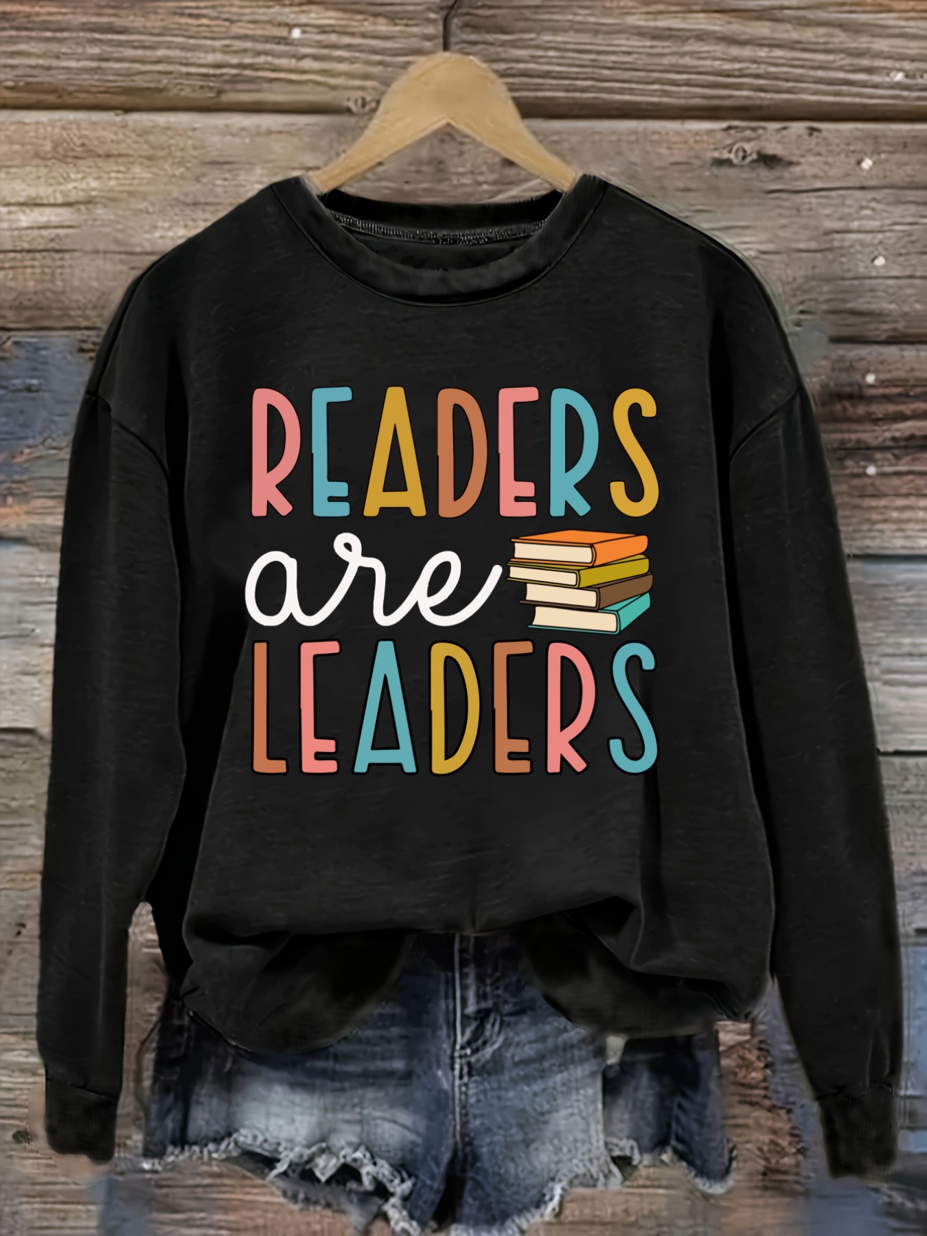 Women's Casual Long Sleeve Cre - Books 评论和价格