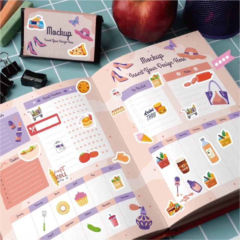 Food Planning Stickers Station - Stationery Books 评论和价格