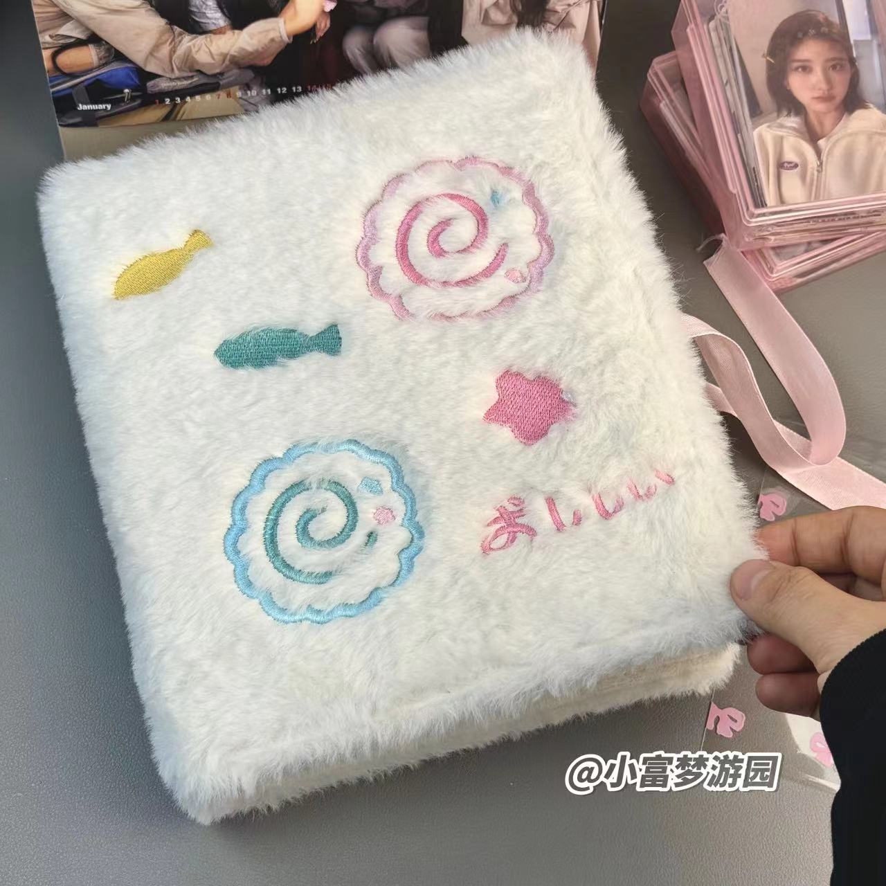 Cute Plush Fish Card Book A5 B - Kpop Photo Card Binder 3 Inch 评论和价格