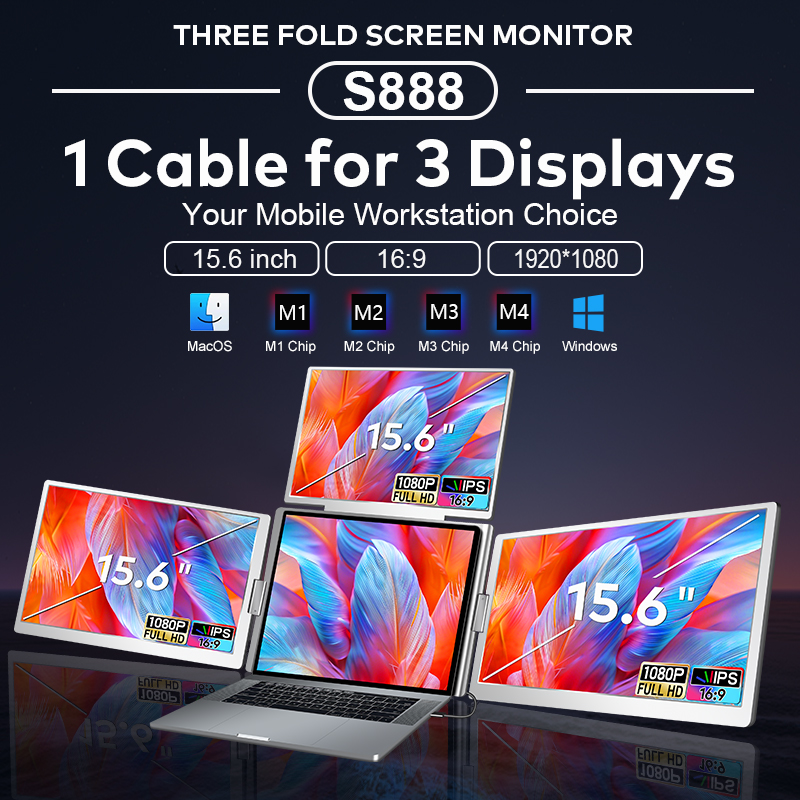 2025 New 15.6 Inch  3 Screen   - Magazines 评论和价格