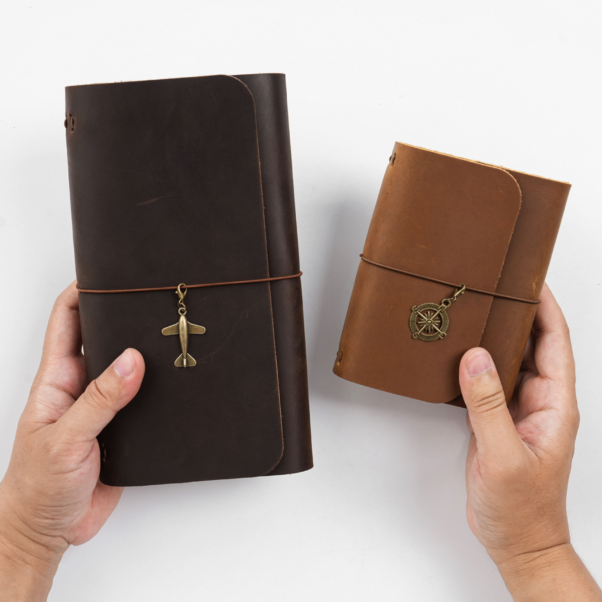 New Arrival Triple Fold TN Tra - Vintage Leather Journal Notebook 评论和价格