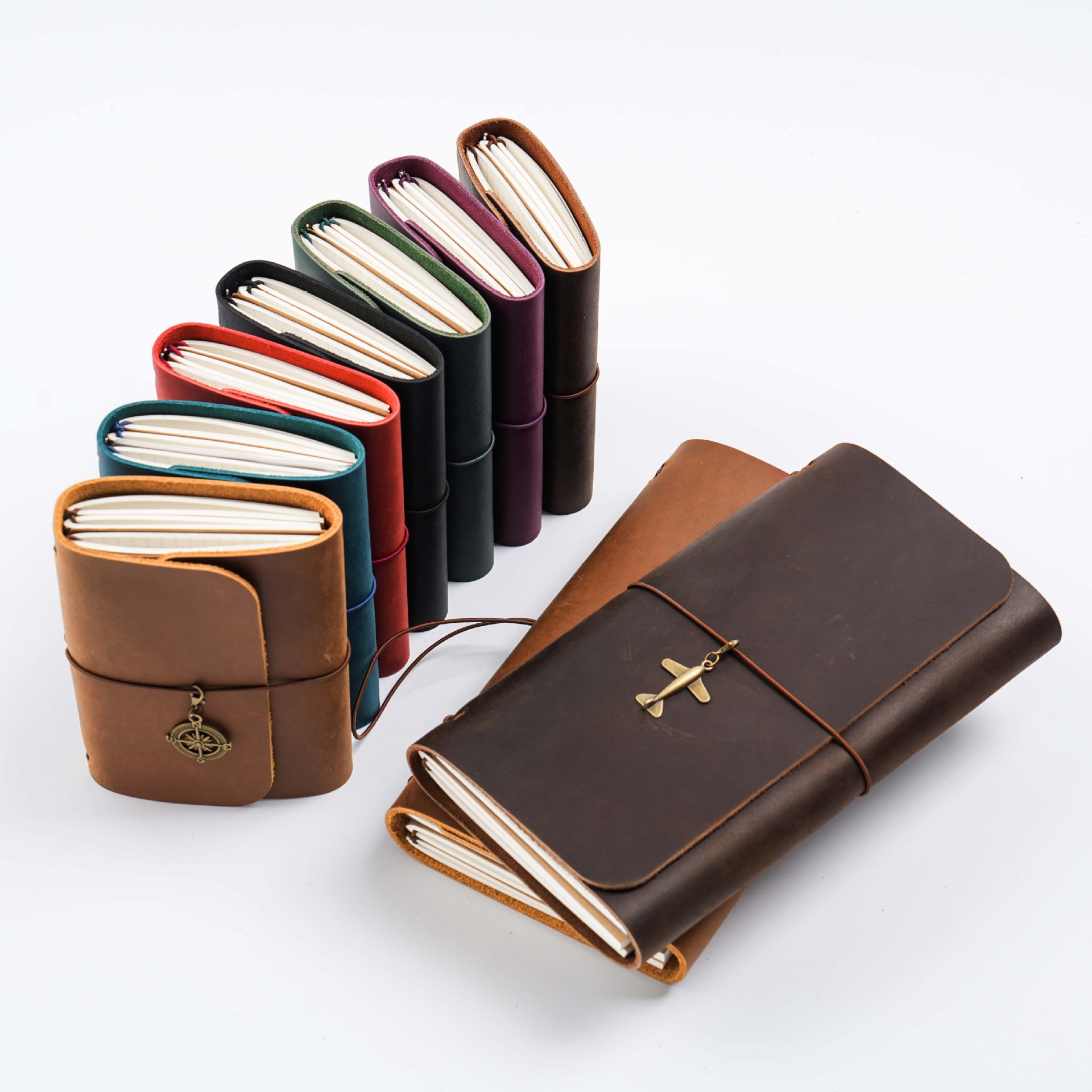 New Arrival Triple Fold TN Tra - Vintage Leather Journal Notebook 评论和价格