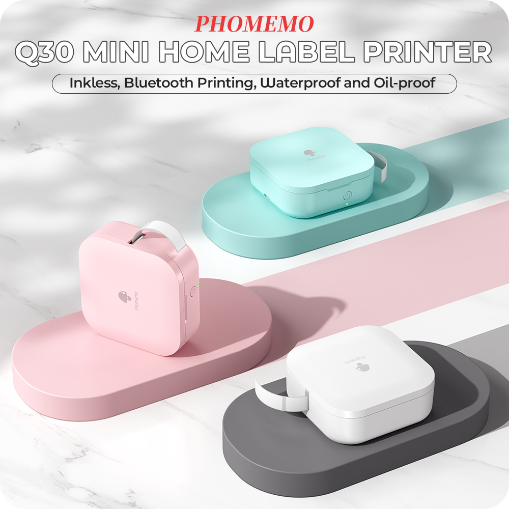 【New】Phomemo Q30 Mini Label Pr - Mini Pocket Thermal Printer Paper Roll 评论和价格
