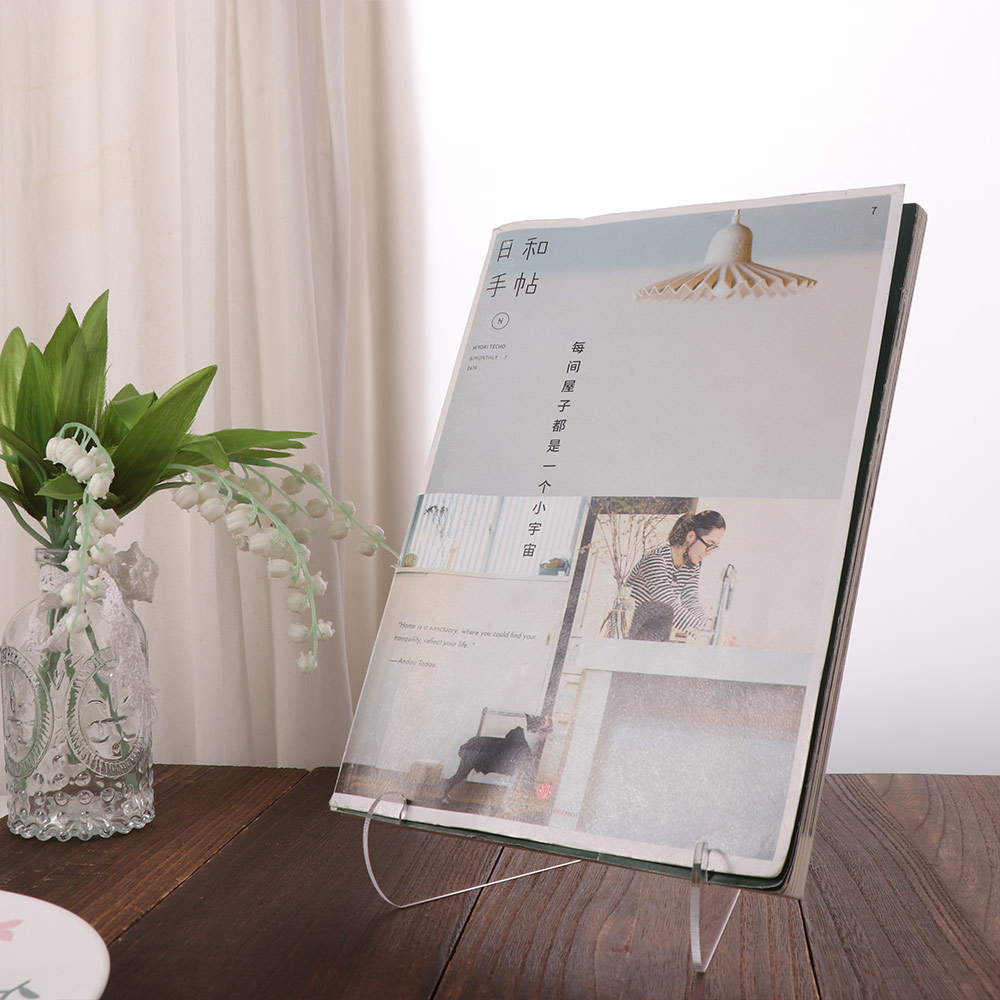 Tablet Holder Acrylic Flat Pla - Clear Acrylic Book Stand Holder 评论和价格