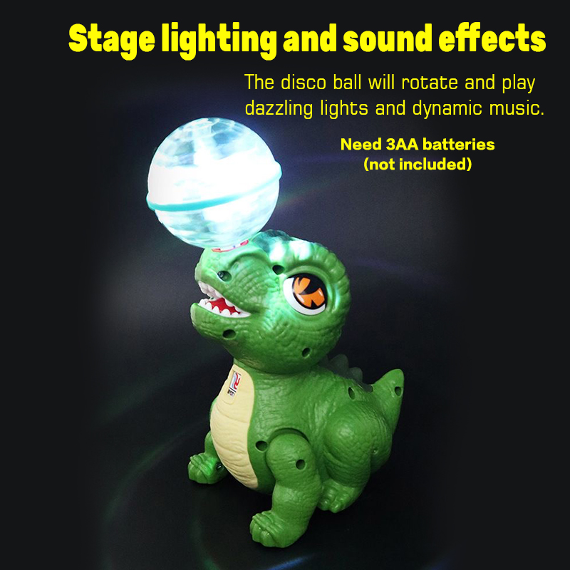 Electric Dinosaur Top Ball Toy - Music 评论和价格