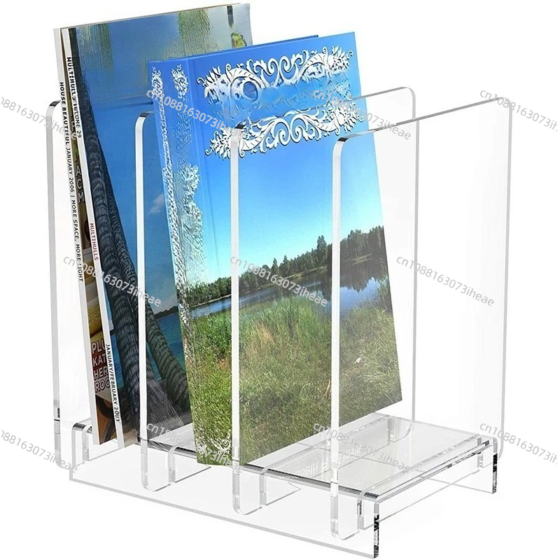 Clear Acrylic Magazine Holder  - Clear Acrylic Book Stand Holder 评论和价格