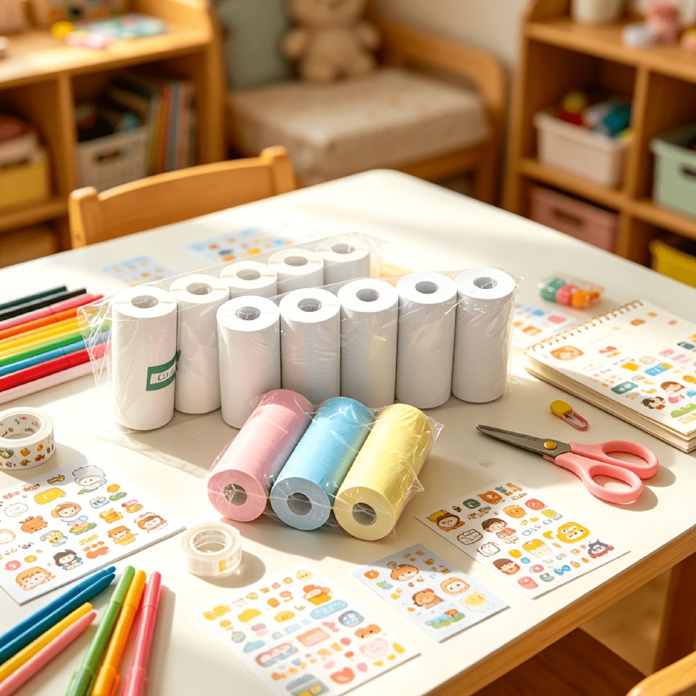 13 Rolls 57x25mm Mini Thermal  - Mini Pocket Thermal Printer Paper Roll 评论和价格