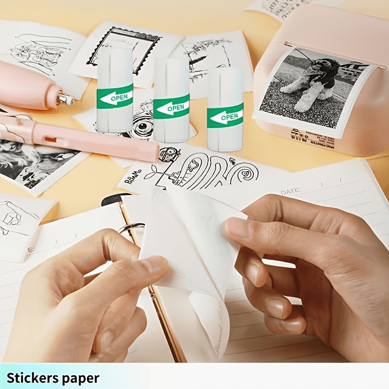 13 Rolls 57x25mm Mini Thermal  - Mini Pocket Thermal Printer Paper Roll 评论和价格