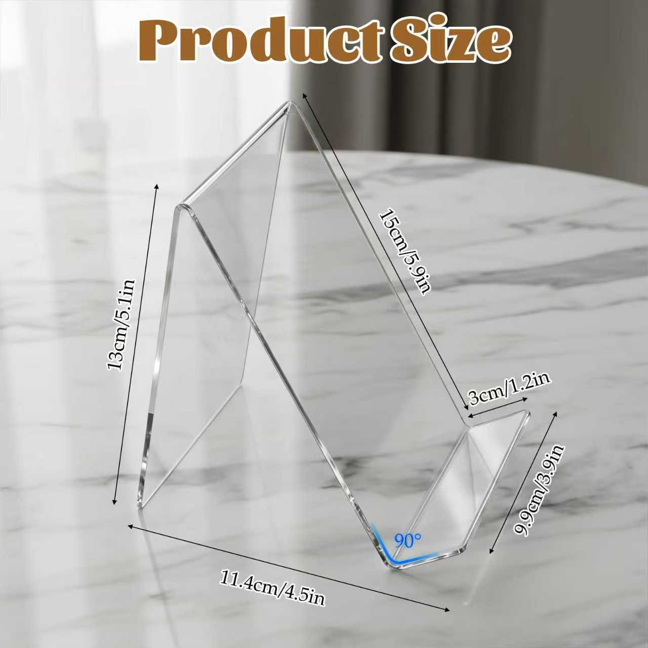 12 Pack Acrylic Book Stand,  C - Clear Acrylic Book Stand Holder 评论和价格