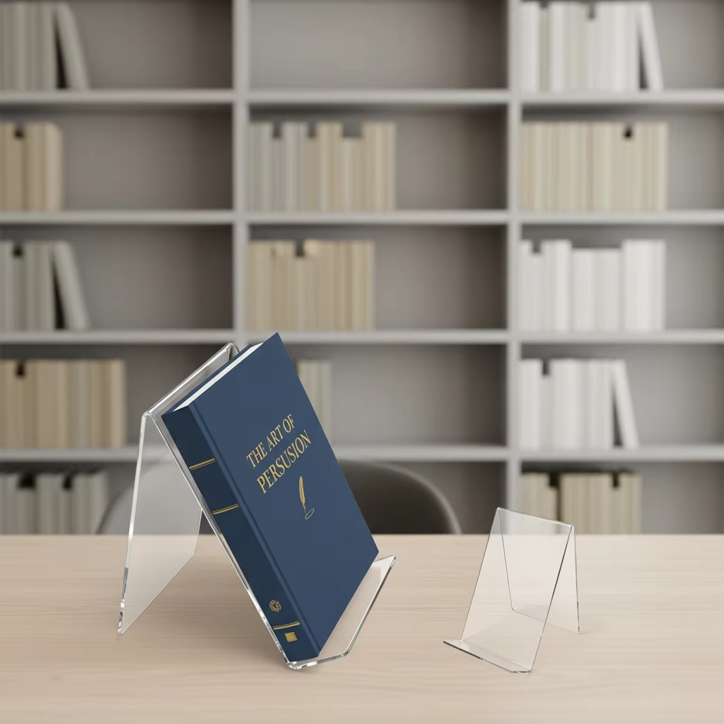 12 Pack Acrylic Book Stand,  C - Clear Acrylic Book Stand Holder 评论和价格