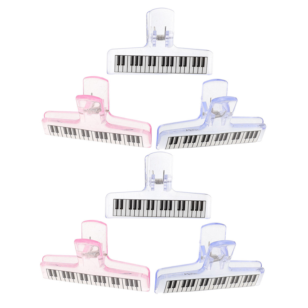 6Pcs Music Stand Clips Clear A - Clear Acrylic Book Stand Holder 评论和价格