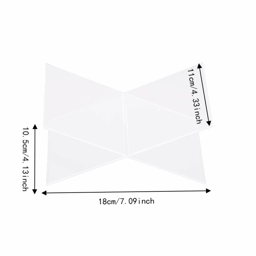 1set X-Shaped Design Acrylic B - Clear Acrylic Book Stand Holder 评论和价格