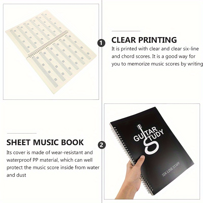 50 Pages Guitar Tablature Note - Blank Sheet Music Notebook 评论和价格