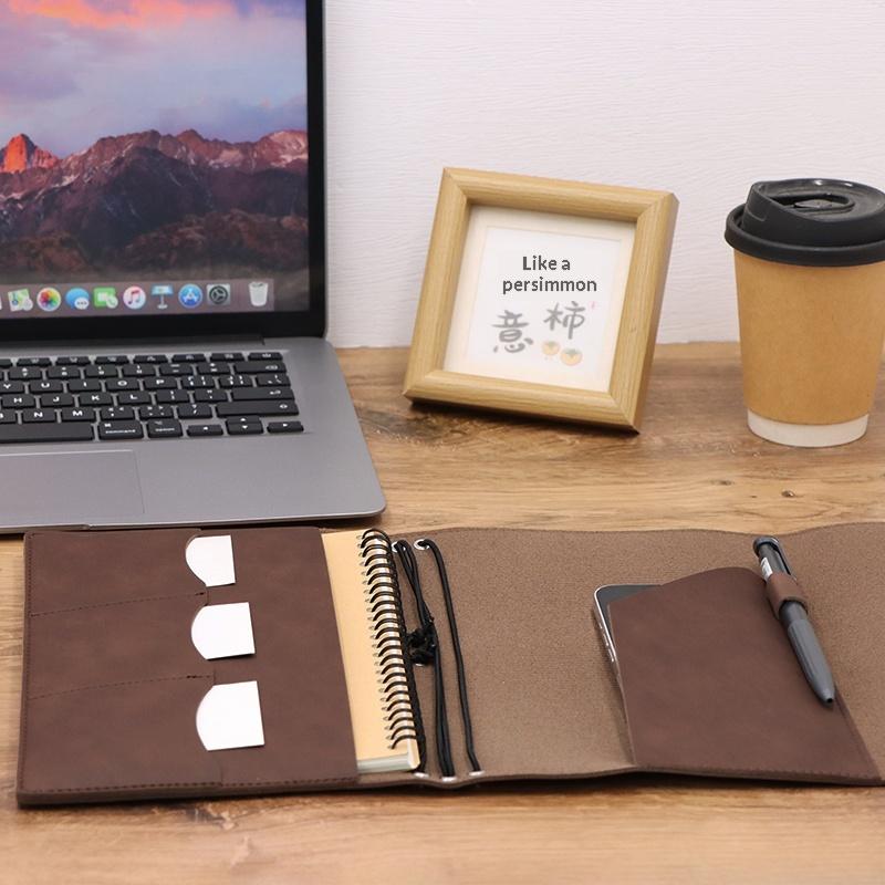 Refillable Notebook Organizer  - Vintage Leather Journal Notebook 评论和价格