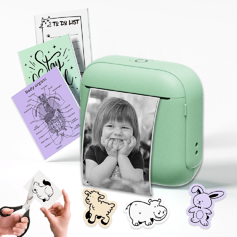 Mini Pocket Bluetooth Inkless  - Mini Pocket Thermal Printer Paper Roll 评论和价格