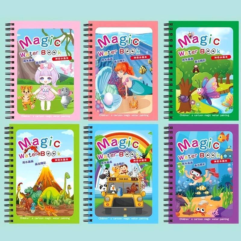 Magical Book Water Drawing Mon - Reusable Water Magic Coloring Book 评论和价格
