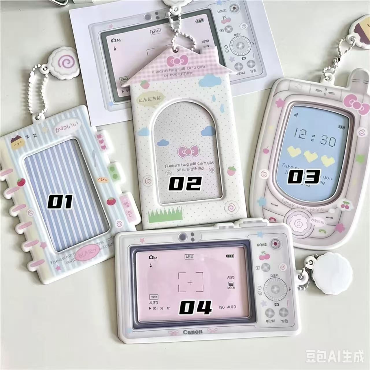 1PC Cartoon Kpop Photocard Hol - Kpop Photo Card Binder 3 Inch 评论和价格