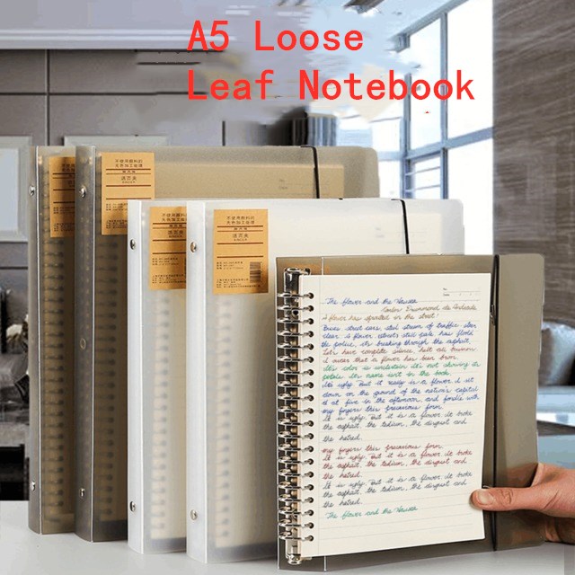 A5 B5 20Holes Loose-Leaf Noteb - A5 Spiral Dotted Grid Notebook 评论和价格