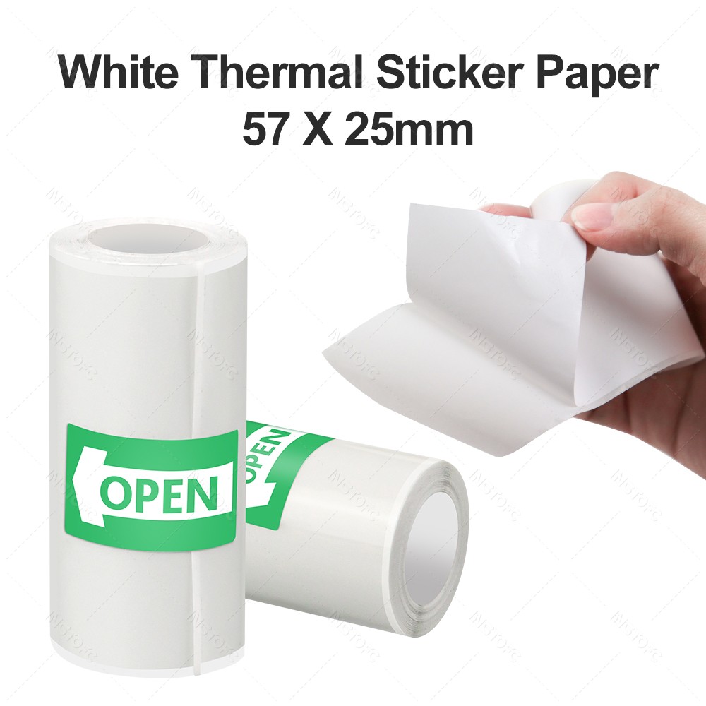 Printable Adhesive Paper 3~15  - Mini Pocket Thermal Printer Paper Roll 评论和价格