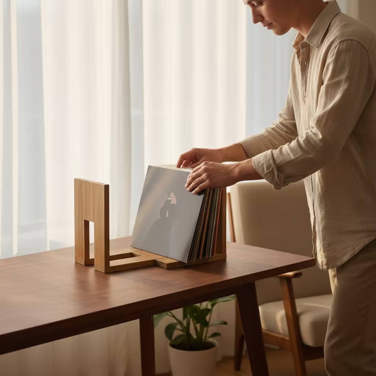 Adjustable Vinyl Album Holder  - Magazines 评论和价格