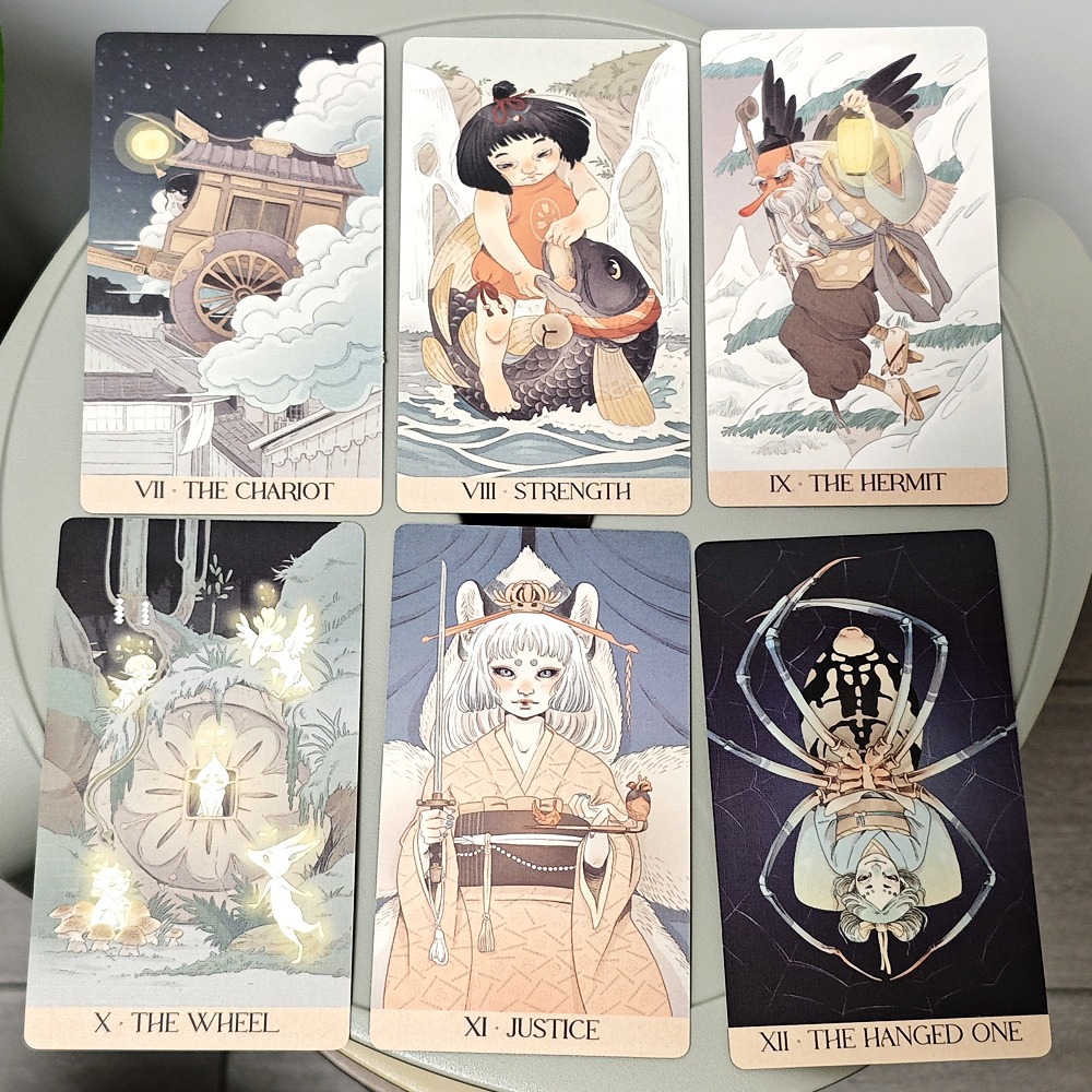 Yokai Tarot Cards 78Pcs Japane - Tarot Deck With Guidebook 评论和价格